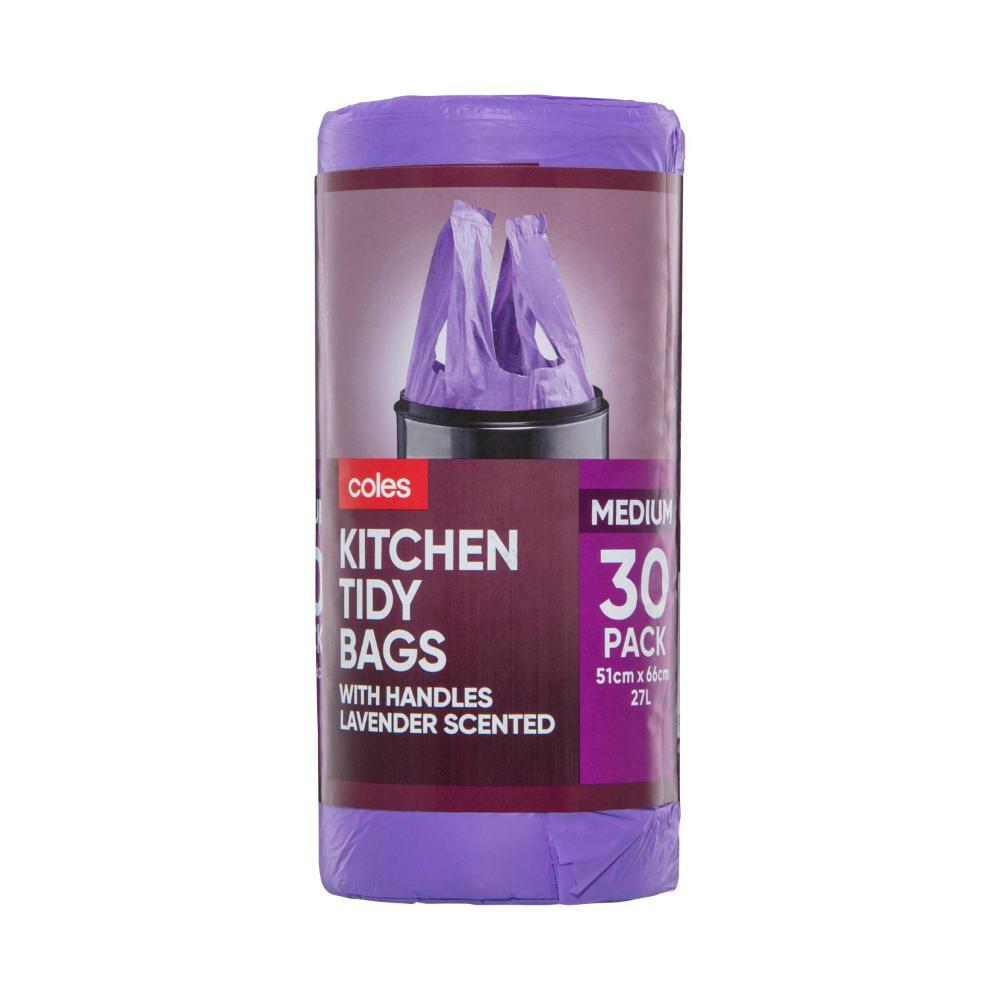 Medium bin liner roll 30 pack lavender scented