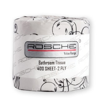 2-ply bathroom tissue 400 sheet toilet roll
